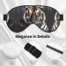Tiger at Rest Eye Mask - Soft & Adjustable Nighttime Comfort - Ideal Sleep Mask for Men & Women - Black - Buy Online on GoSupps.com