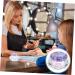minkissy Nail Art Crystal Cup Cosmetics Glass Purple Cover Diamond 6.5x8cm Purple - Buy Online on GoSupps.com