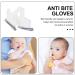 Stop Thumb Sucking Finger Gloves for Babies | Infant Thumb Protector - Mesh Fabric No Scratch 20x7.5cm - Buy Online on GoSupps.com