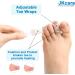 JKcare Broken Toe Wraps 8 Pack - Toe Separator Splint for Toe Pain Relief - Buy Online on GoSupps.com