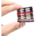 40 Pieces Striping Tape Line Nail Tape Roll for Art and 4 Pieces Tape Roller Dispensers Assorted Colors - Buy Online on GoSupps.com