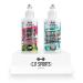 C.P.Sports concentrate sugar -free 1:80 (approx. 80 liter drinking drink) + dosing pump - beverage concentrate beverage syrup fitness sport drink - L -carnitine & vitamins - stand for 2 bottles - white