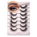 Onlyall Lashes Mink False Eyelashes Natural Wispy Lashes Soft Faux Mink Lashes Fluffy False Lashes 16MM A04 A04 Wispy Lashes (9MM-16MM)