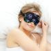 Cute Witchcraft Cat Skull Sleep Mask - Soft Light-Blocking Halloween Eye Cover for Women - Buy Online on GoSupps.com