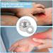 Neerix 2 Couples Hedgehog Massage Set | 10pc Acupressure Ring & Fitness Nop Ball for Foot Hand & Back Muscle Relief - Magnetic Acupressure Balls (Silver) - Buy Online on GoSupps.com