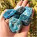Natural Crystal Rough 500g Natural Apatite Rough Stones Blue Crystal Phosphorite Healing for Yoga Meditation Gifts - Buy Online on GoSupps.com