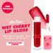 Lime Crime Wet Cherry Lip Gloss Maraschino Cherry - Cherry Red, Lightweight Plumping Gloss with Ultra Glossy Sheen, Long Lasting Vegan Makeup - Buy Online on GoSupps.com