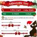 Azuza 2 Pack Cat Collar Breakaway with Bell and Removable Bowtie - Adjustable from 8-12 inches - Christmas Gift Set - Buy Online on GoSupps.com
