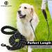 ARTISTRY 5 FT Rope Dog Lead for Medium Dog Strong Dog Leads for Large Dogs 150cm Highly Reflective Dog Leash Soft Padded Handle Dog Lead Durable Dog Lead for Small Dog (Black/White) - Buy Online on GoSupps.com