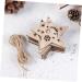 Zerodeko 10 Pcs Wood Crafts Wood Disc Ornaments Christmas Hanging Plaque Car Decorations Embellishments Christmas Decorations Natural Wood Slices Platinum Bamboo Christmas Tree - Buy Online on GoSupps.com