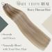 LAAVOO Real Hair Microring Extensions - Blond & Ashblond Highlights 50g 50cm Remy Human Hair Micro Loop #16/250 - Buy Online on GoSupps.com
