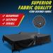 BEILLER Ping Pong Table Cover - Waterproof Outdoor/Indoor Dust Cover for Folding & Flat Tables - 11.5x7.8ft - Fits 9x5ft Tables - Black - Buy Online on GoSupps.com