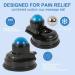 2-in-1 Massage Ball Roller | Suction-Up Ball Massager for Deep Tissue Relief & Relaxation | 360 Rotatable Myofascial Relief for Body & Neck - International Shipping Available - Buy Online on GoSupps.com