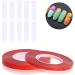 Noverlife 3PCS Double Side Adhesive Nail Art Tape + 10PCS Acrylic Display Sticks - Waterproof & Traceless Mounting Tape for Salon Nail Showcase - Buy Online on GoSupps.com