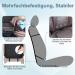 Ezilif Backrest Protection for Cars | Waterproof Car Seat Organizer for Kids | 2-Piece Kick-Mat with Tablet Pocket - Buy Online on GoSupps.com