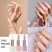 Nail Polish Set - Nude White Nail Varnish Set - 3Pcs Nude Pink Milky White Nial Polish Natural Look - Quick Dry Nail Varnish Gift Set DIY Manicure Home (Nude White) - Buy Online on GoSupps.com