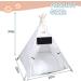 GeerDuo Portable Pet Teepee Tent for Small Dogs/Cats - Washable Sweet Bed with Cushion - White 24 - Buy Online on GoSupps.com