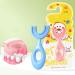 Buy Silicone U-Shaped Children's Toothbrush | 360-Degree Soft Silicone Bristles for Kids Ages 6-12 | Effective and Gentle Oral Care - Buy Online on GoSupps.com