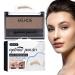 Eyebrow Makeup - Natural g Eyebrow Powder Kit - Waterproof Trio Kit for Photography Wedding Outdoor Guanglu Light Brown