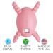 Teething Egg Pink Bundle - Baby Registry Essential - Infant Toys for 0-18 Months - Buy Online on GoSupps.com