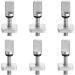 Ferraycle 6 Pieces Surfing Accessories No Tool Stainless Steel Fin Screw Thumb Fin Screw for Men Women Surfboard Surf Longboard Paddleboard and SUP