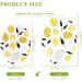 3-Pack Cleaning Kitchen Sponges Oval Yellow Lemons and Lemon Slices Kitchen Cellulose Dishwashing Wood Pulp Cotton - Buy Online on GoSupps.com
