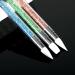 3 Pcs Nail Art Sculpture Pen Set - Dual Tipped Silicone Tools for Home & Salon | Blue Green Orange Nail Brushes & Rhinestone Carving Pen - Buy Online on GoSupps.com