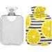 Hot Water Bottle with Cover - Lemon 2L Bag for Pain Relief Sore Muscles & Arthritis - Buy Online on GoSupps.com