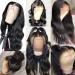 20 Inch Body Wave Lace Front Wig - 150% Density Brazilian Virgin Human Hair w/ Baby Hair for Black Women - Buy Online on GoSupps.com