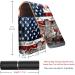 Buy Travel Lipstick Organizer Case | Portable Makeup Bag with Mirror | Vintage American Flag Design - Buy Online on GoSupps.com