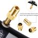 Cycling Tire Tools Set with Presta to Schrader Adapter and Valve Caps - 15 Pieces | Bike & Car Tire Valve Converter Kit - Buy Online on GoSupps.com