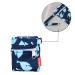 Damero Reusable Wetbag Diaper Bag for Babies | Multi-Purpose Pockets for Diapers & Accessories | Small Cat & Whale Design - Buy Online on GoSupps.com