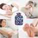 Shop 2L Hot Water Bottle with Poinsettia & Birds | Soft Fleece Cover | Ideal for Heating & Cooling Compresses - Buy Online on GoSupps.com