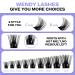 Cluster Lash Extensions Set - DIY C3-D Curl Lash Kit (8-16mm) | Premium Bond & Seal for Stunning Volume - Buy Online on GoSupps.com