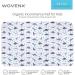 Wovenx Organic Incontinence Pads for Kids & Toddlers - Waterproof 5-Layer Overnight Bed Wetting Protectors - Reusable & Washable Pee Pads - Blue Dinosaurs - Fits Twin to Full Size Beds - Buy Online on GoSupps.com