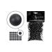 Wearable4U .43 Cal or .50 Cal or .68 Cal Rubber Balls New Reusable Training Soft Rubber Balls for Paintball Guns Black x 100 .50
