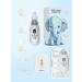 Tinyimi Grey Baby Nasal Aspirator - Electric Nose Cleaner with 3 Suction Levels, 3 Silicone Tips, Music & Light Function - Includes Storage Box for Easy Use - Buy Online on GoSupps.com
