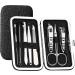 Nail Clippers Set 8 Pieces Set Kit Ergonomic Precise Versatile for Home and Salon Use Nail Care Essentials Manicure Trending Nail Clippers Portable Set(Black) - Buy Online on GoSupps.com