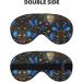 Buy Blue Butterflies Sleep Mask | Adjustable Breathable & Fashionable Eye Mask for Comfortable Sleep - International Shipping Available - Buy Online on GoSupps.com