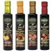 Mantova Organic Flavored Balsamic Vinegar of Modena 4-Variety Pack: Fig, Pear, Pomegranate, & Raspberry Perfect for Gift Basket, Add to Pasta, Salad, Ice Cream and Cocktails, 8.5 oz per bottle Pomegranate, Pear, Fig, Raspberry 8.5 Fl Oz (Pack of 4)