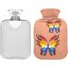 Durable 1L Heat Bottle with Cover | Grunge Rainbow Butterfly Design | Pain Relief for Hands Feet Shoulders & Neck | Ideal Heat Therapy & Cramps Solution - Buy Online on GoSupps.com
