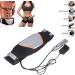 Vinteky Slimming Belts - Portable Abdominal Muscle Belt with Pockets | Effective Massage Training Device for Men & Women | Ideal Gift (Black) - Buy Online on GoSupps.com