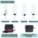 PetLove Treat Bag for Dogs - Pink Food Bag with Magnetic Closure & Poop Bag Dispenser | Stylish Bum Bag for Pet Owners - Buy Online on GoSupps.com