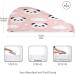 Kid Panda Dry Hair Cap - 2 Piece Quick Drying Towel Set with Button Headband | Super Absorbent & Soft - Buy Online on GoSupps.com