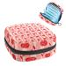 Women's bonds storage pockets Stillpad holder roses striped portable period kit bag feminine product bag for women girls color2