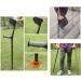 Forearm Crutches Non-Slip Rubber Feet Crutches for Adults Support Legs After Injury Or Surgery Adult Walking Crutch Bearing 150kg Height Adjustable 69-92cm Decorate Warm Life (Grey 1 pcs) Bathing in Black 2 pcs - Buy Online on GoSupps.com