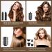 8-in-1 Hair Dryer Brush - High-Speed Ionic Blow Dryer & Curling Iron | Professional Volumizing Styling System (Black - Buy Online on GoSupps.com