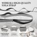 WEBSUKA Stretching Strap Yoga Strap with 10 Loops - Non-Elastic Stretch Bands for Flexibility in Home Workouts, Physical Therapy, Pilates, and Dance - Includes Door Anchor (Silvery Grey) - Buy Online on GoSupps.com