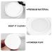 Lurrose Empty Powder Compact - Powder Foundation with Mirror Travel-Friendly Black 2 Pack - Buy Online on GoSupps.com