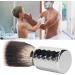 Ankroyu Nylon Foam Beard Brush - Ergonomic Bearing Brush for Men | Soft Alloy Handle for Salons - Ideal for Beards - Buy Online on GoSupps.com